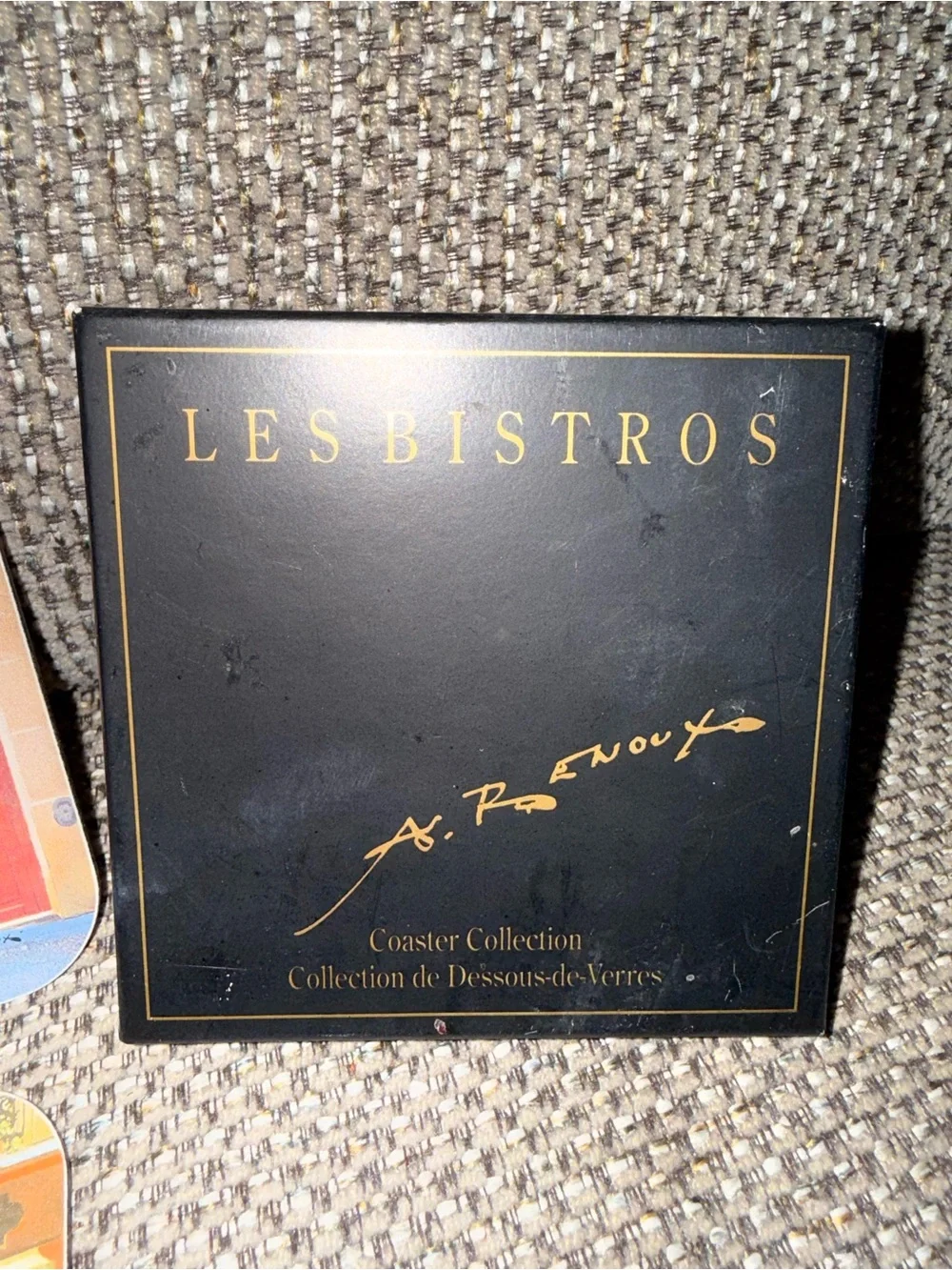 Vintage Andre Renoux “Les Bistros” Coaster Set